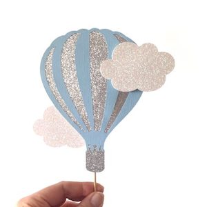 Hot Air Balloon Cake/Cupcake Toppers