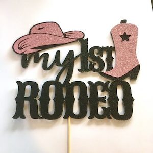 My 1st Rodeo Cake Topper