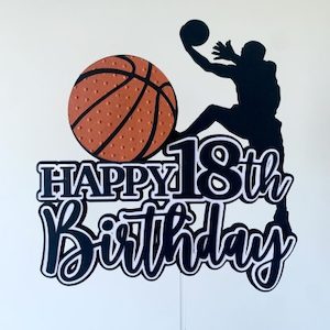 Basketball Cake Topper