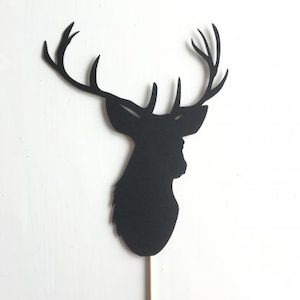 Deer Head Cake Topper