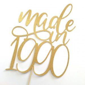 Made in “Custom” Cake Topper