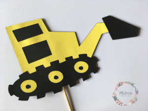 Digger Cake Topper