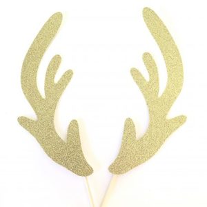 Deer Antlers Cake and/or Cupcake Toppers