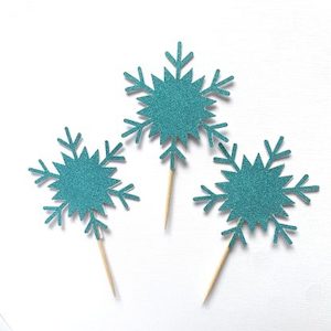 Snowflake Cupcake Toppers