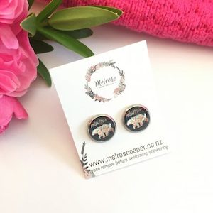 Earrings: Mama Bear Stud