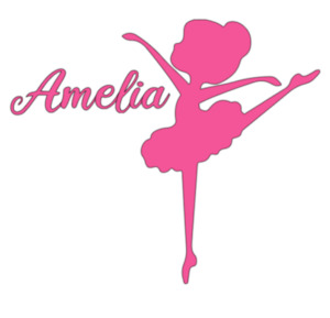 Ballerina Lunch Box Decal