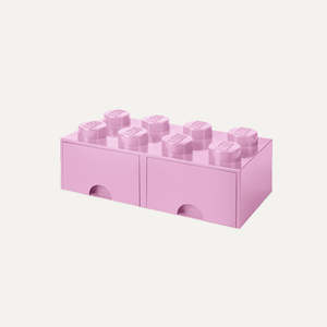 LEGO Brick - Pink 2 Drawer