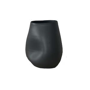 Hazel Vase Small - Black