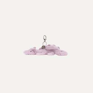 Lavender Dragon Bag Charm