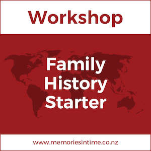 Workshops: Family History Starter Workshop