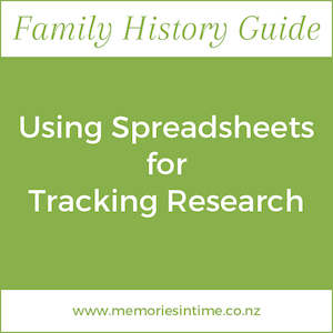 Using Spreadsheets for Tracking Research