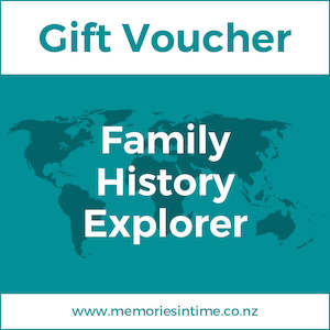 Gift Vouchers: Gift voucher - Family History Explorer