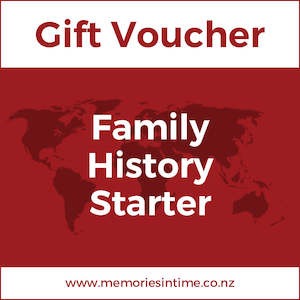 Gift Vouchers: Gift Voucher - Family History Starter