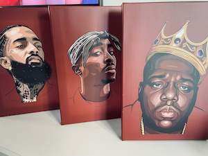 Set of 3 - NIPSEY, BIGGIE, TUPAC