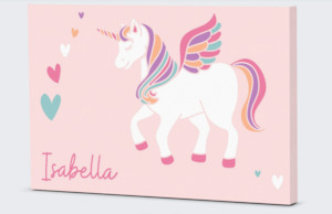 Little Ones Canvas- Unicorn