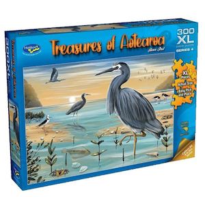 Holdson Puzzle Treasures of Aotearoa S4 300 XL Piece Heron’s Strut