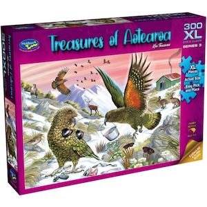 Holdson Puzzle Treasures of Aotearoa S3 300 XL Piece Kea Treasures