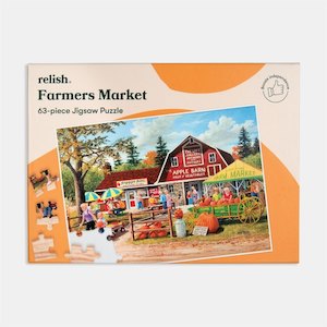 Farmers Market Relish Tray Dementia Jigsaw Puzzle – 63 Piece