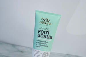 Foot Scrub with Peppermint Oil + Cucumber + Manuka Honey