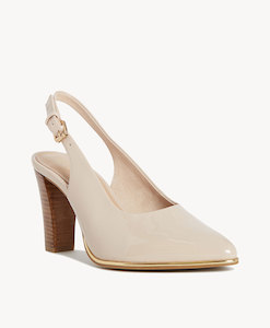 Footwear: Mahina Wide Slingback Heel Online Merchant 1948