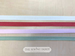 Ribbons Trims: Offray Grosgrain Ribbon - 9mm