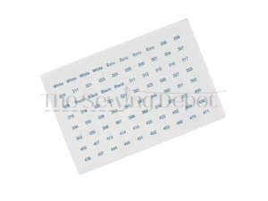 Embroidery Accessories: DMC Floss Number Stickers