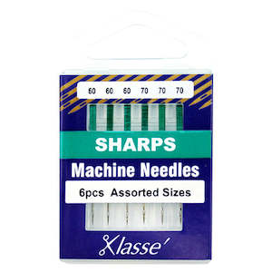 Klasse' Home Sewing Machine Needles - Sharps