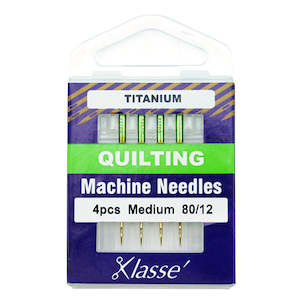 Klasse' Home Sewing Machine Needles - Quilting Titanium