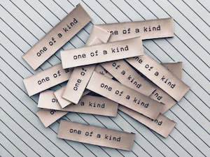 Woven Labels - "One of a Kind"