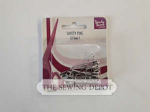 Nickel Safety Pins - Size 1