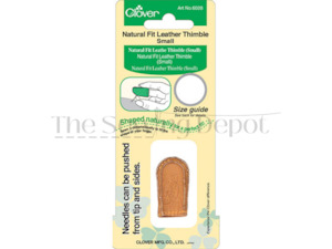 Mending Care Repair: Clover Natural Fit Leather Thimble