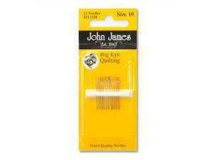 John James Big Eye Quilting Needles