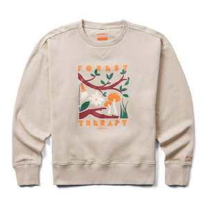 Winter: Forest Therapy Fleece Crewneck Women's