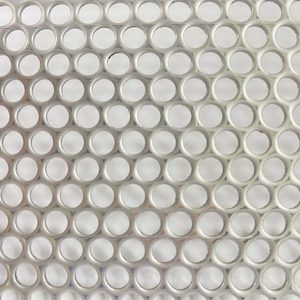 R04851S4091220 Perforated Metal Per Metre: 4.8mm Round, 51% Open Area