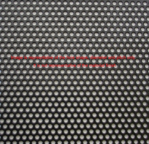 R03246 Perforated Metal Sheet: 3.2mm Round, 46% Open Area