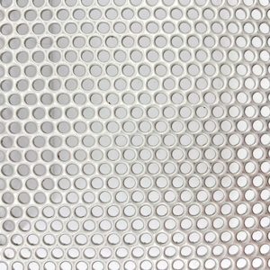 R03241 Perforated Metal Sheet: 3.23mm Round, 41% Open Area