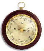 Computer programming: Classical Walnut Mounted Barometer