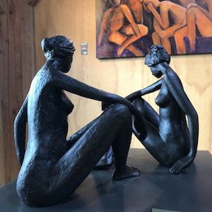 Figurative Nude Two sisters