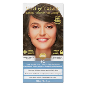 6C Dark Ash Blonde Permanent Hair Dye - Michelle's Organic Hair Studio