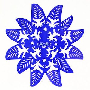 Kuki Airani Matariki (star) — Blue Acrylic