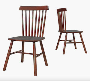 Furniture: Solid ash Windsor Chair,  dark color available *Special*