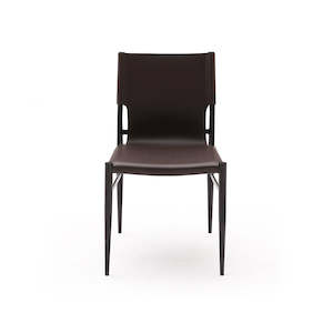 Modern Design Bridle Leather Dining Chair #805, 3 color available