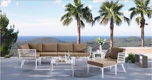 7PCs Aluminum Outdoor sofa set, #1025 Clearance sale