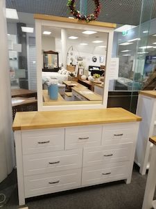 Arca Solid Wood Dressing table with mirror, in stock now. *Special*