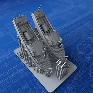 1/350 Royal Navy 25ft Fast Motor Boats (Type II) x2