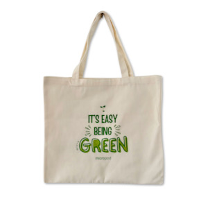 "It's Easy Being (micro)Green" Tote Bag