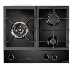 FOTILE 600MM 23MJ/h 3 Burner Glass Gas Cooktop GLG60305