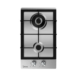 Midea 30cm 2 Burner Gas Hob Stainless Steel | 3 Years Warranty | 30SB005