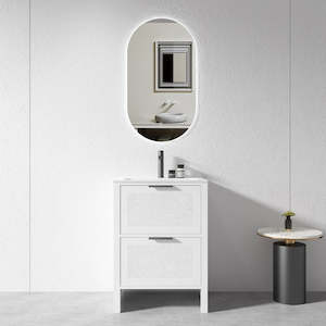 600mm White Plywood Floor Standing Vanity