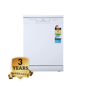 Midea 14 Place Setting Dishwasher  | 3 Years Warranty | White | JHDW143WH